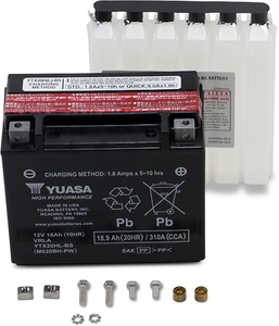 AGM Battery - YTX20H-BS-PW .93 L