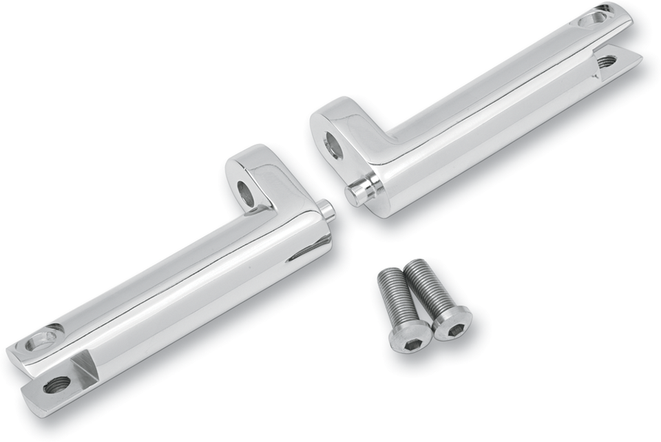 Passenger Footpeg Mount - Chrome - Lutzka's Garage