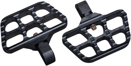 Passenger Mini Floorboards - Black - Softail - Lutzka's Garage