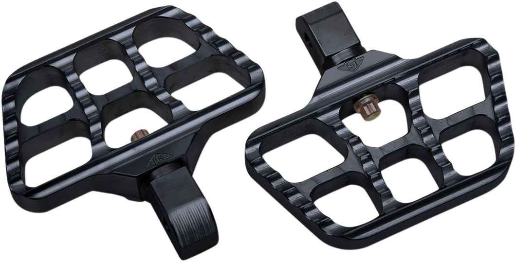 Passenger Mini Floorboards - Black - Softail - Lutzka's Garage