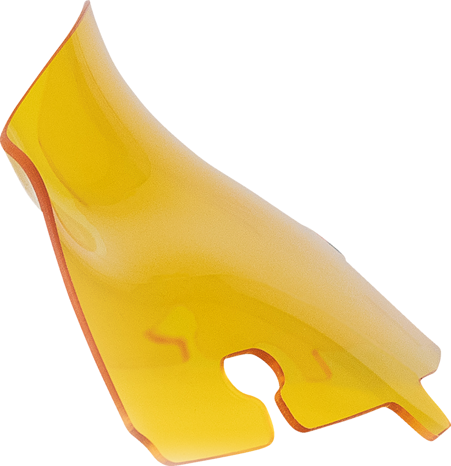 Kolor Flare Sport Windshield - 4" - Yellow - FLH - Lutzka's Garage