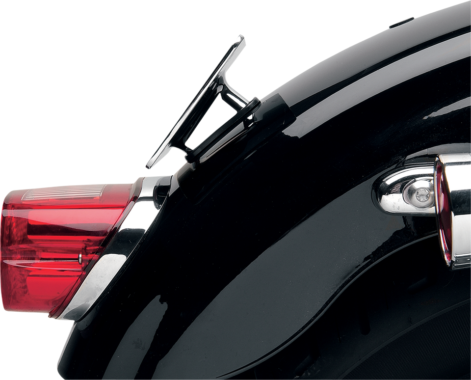 Fender License Plate Mount - Chrome - Lutzka's Garage