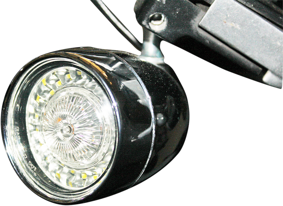 Bullet Turn Signal - 1157 - Chrome - Smoke Lens - Lutzka's Garage