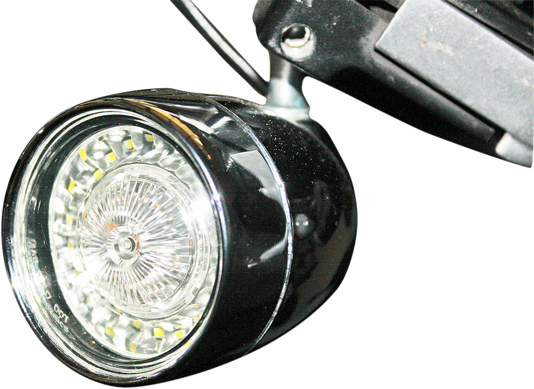 Bullet Turn Signal - 1157 - Chrome - Smoke Lens - Lutzka's Garage