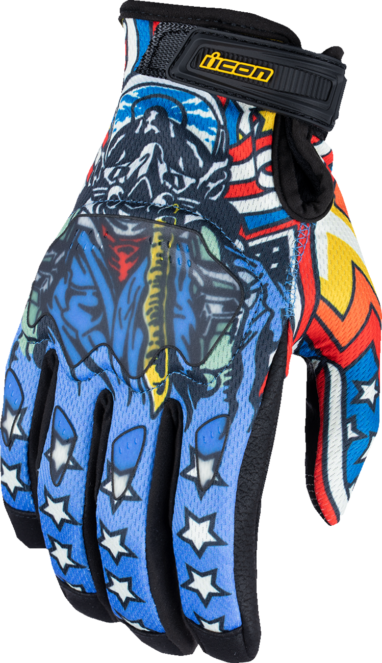 Hooligan™ Flyboy CE Gloves - Blue - Small - Lutzka's Garage