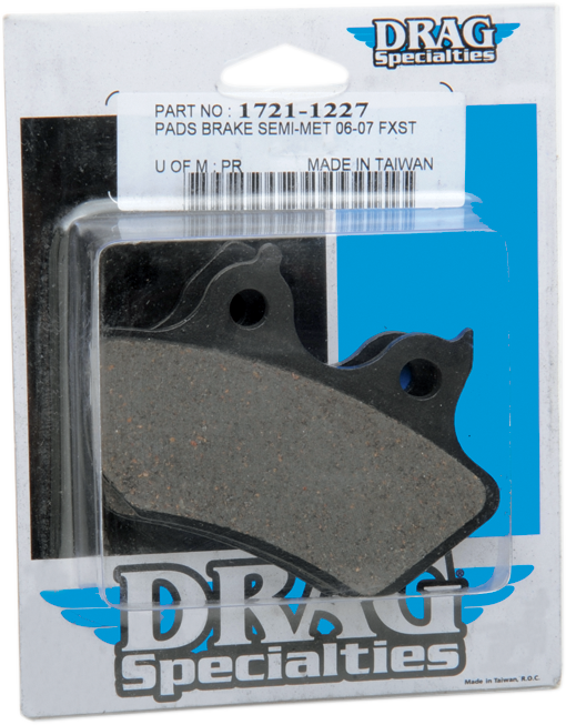 Semi-Metallic Brake Pads - Rear