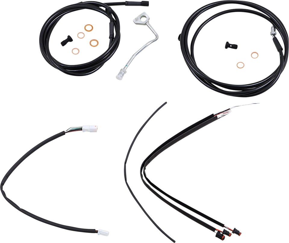 Control Kit - 18" Ape Hanger Handlebars - ABS