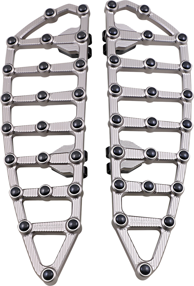 MX Driver Floorboards - Titanium - Lutzka's Garage