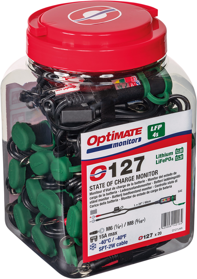 Cord with Tester Lithium Jar/20