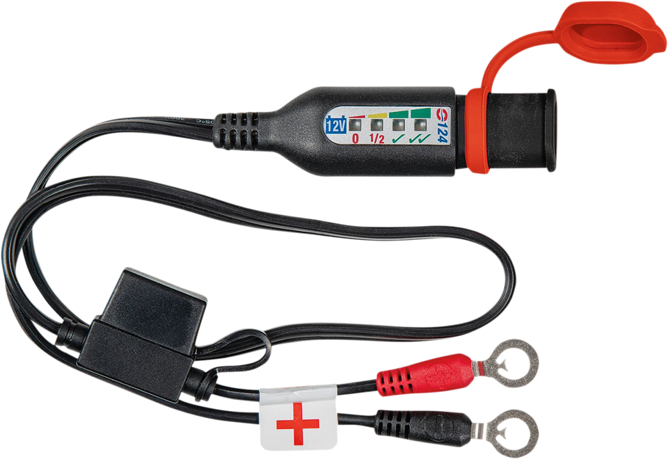 Optimate Permanent Power Lead with Battery/Charge Status - 20"