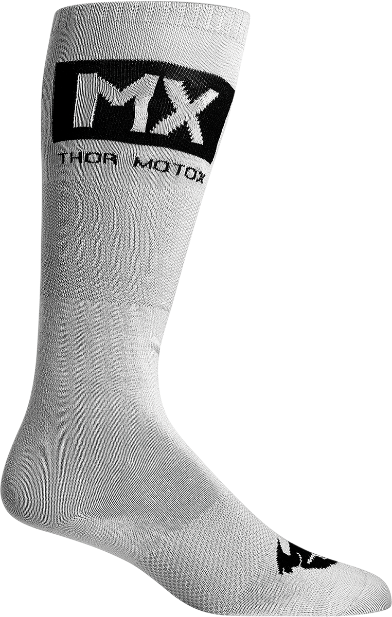 MX Cool Socks - Gray/Black - Size 6-9 - Lutzka's Garage