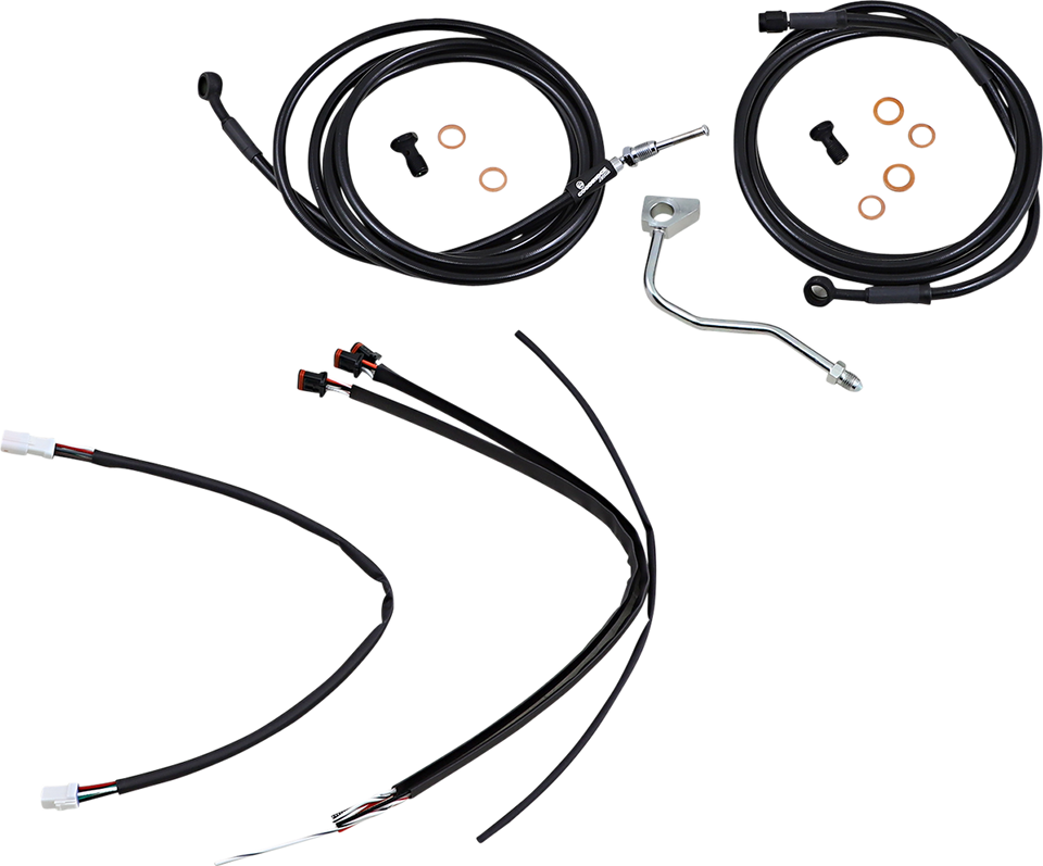 Control Kit - 14" Ape Hanger Handlebars - ABS