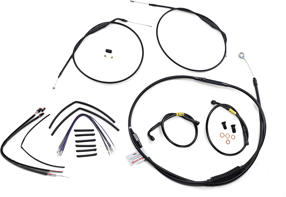 Handlebar Cable and Brake Line Kit - 14" Wide Glide Gorilla Handlebars