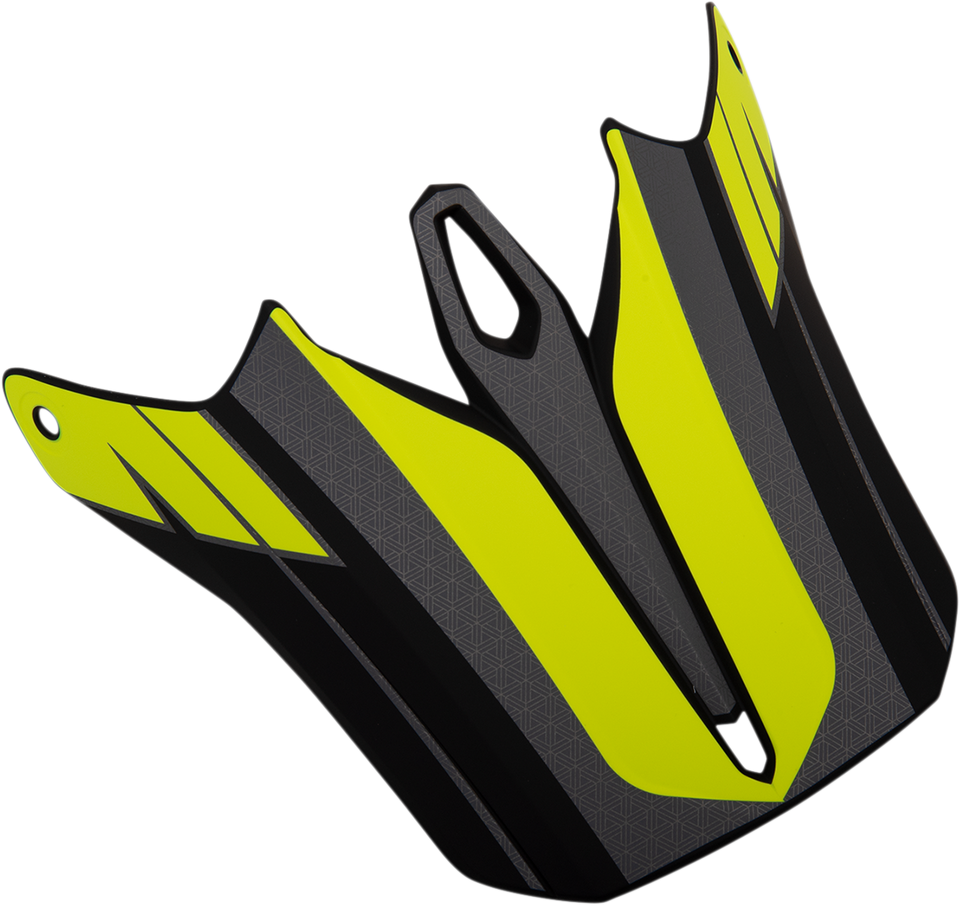 F.I. Visor Kit - Hysteria - Hi-Vis Yellow/Gray - Lutzka's Garage