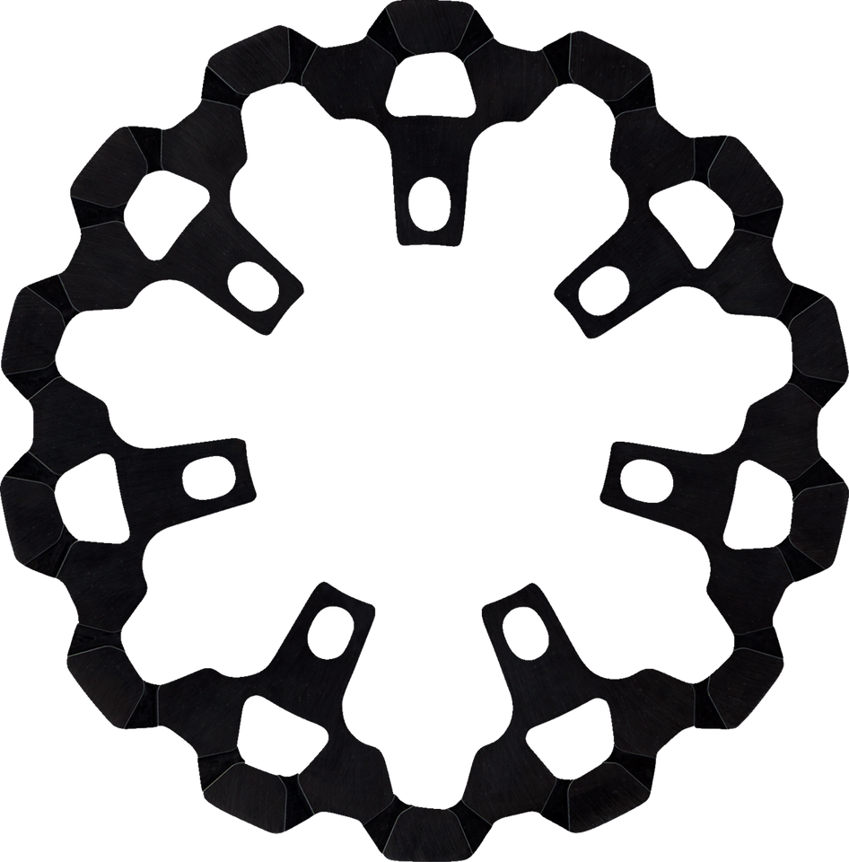 Brake Rotor - Front - 11-13/16" - Black - Lutzka's Garage