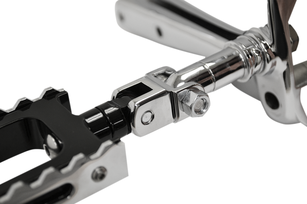 Male Footpeg Adapters - Chrome - Lutzka's Garage