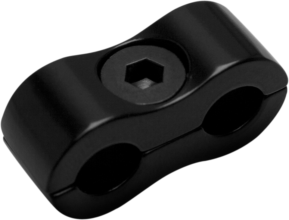 Cable Clamp - Dual - Black - Lutzka's Garage
