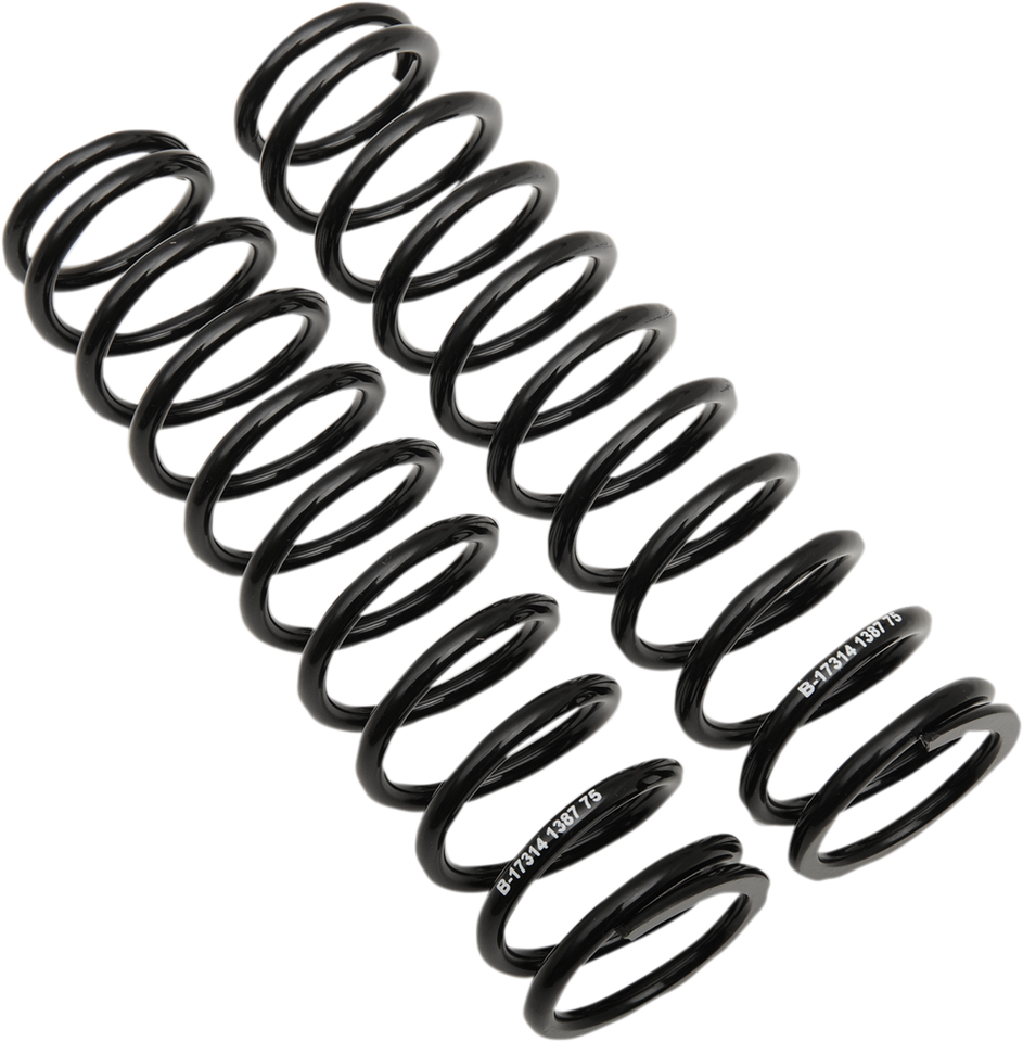 Shock Springs - 12-Series - Black - 75 lb/in - Lutzka's Garage