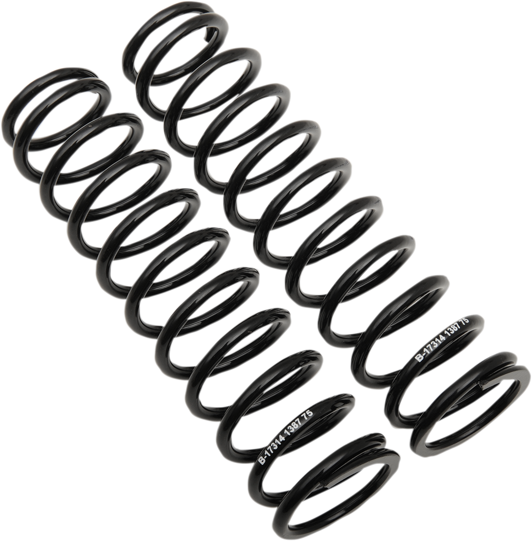 Shock Springs - 12-Series - Black - 75 lb/in - Lutzka's Garage