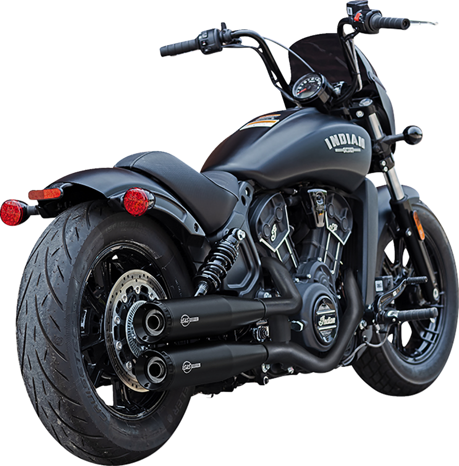 Grand National Slip-On Mufflers - Black - 49-State - Lutzka's Garage