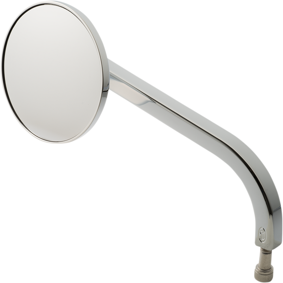 No. 7 Standard 3-1/4" Round Mirror - Chrome - Left - Lutzka's Garage