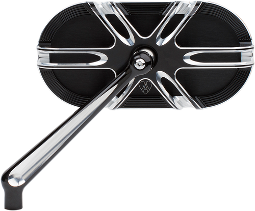 Deep Cut Mirror - Black - Left - Lutzka's Garage