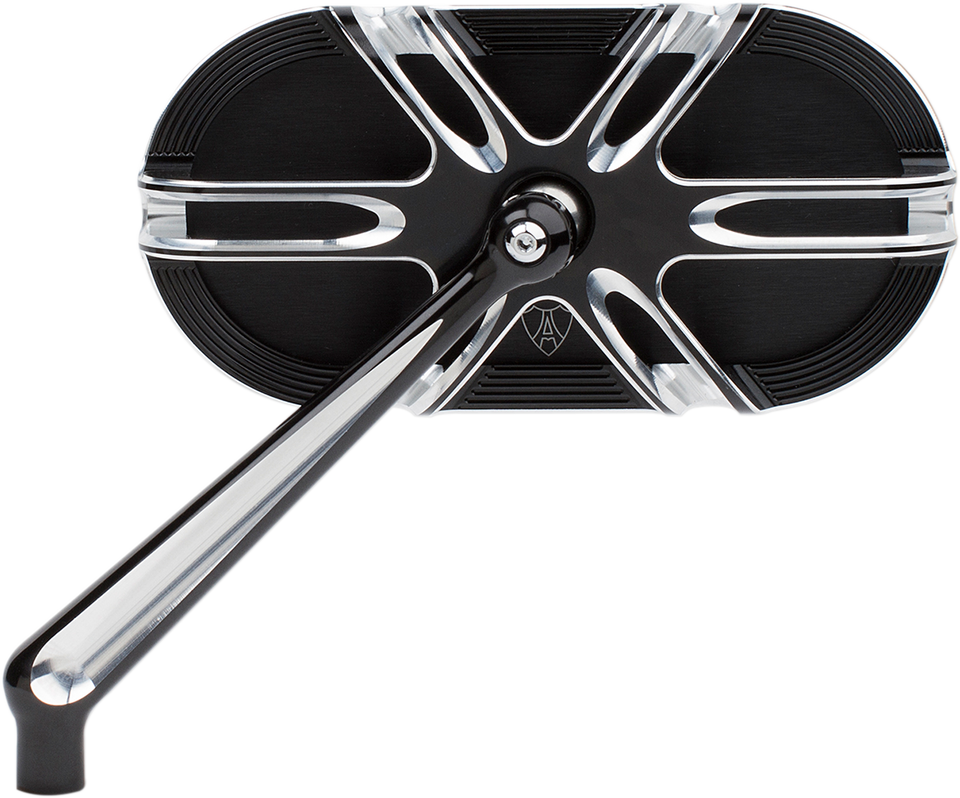 Deep Cut Mirror - Black - Left - Lutzka's Garage