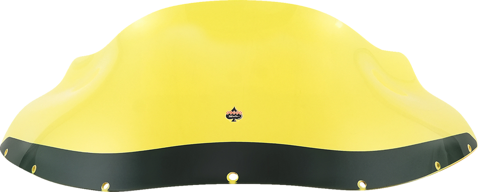 Kolor Flare Windshield - 9" - Yellow Ice - FXRP