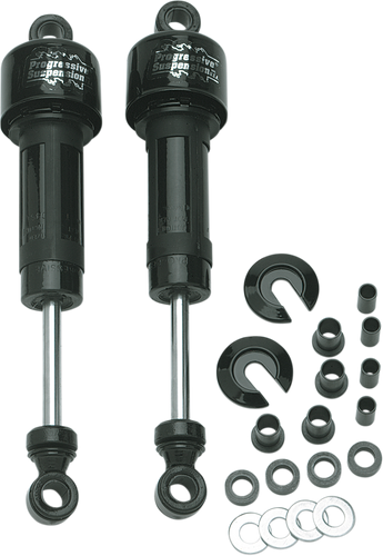 Shocks w/out Spings - 12-Series - Black - 11.5