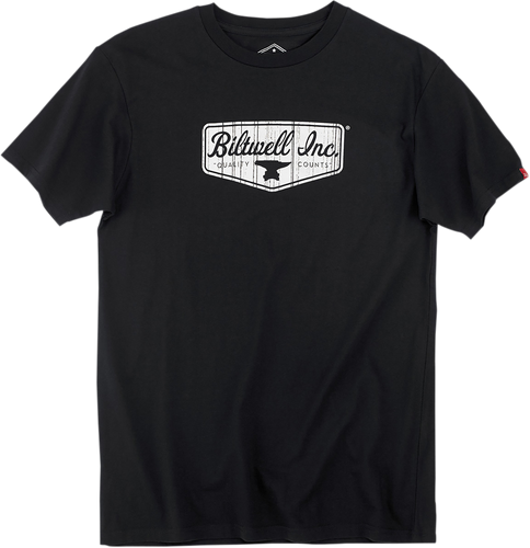 Shield T-Shirt - Black - Small - Lutzka's Garage