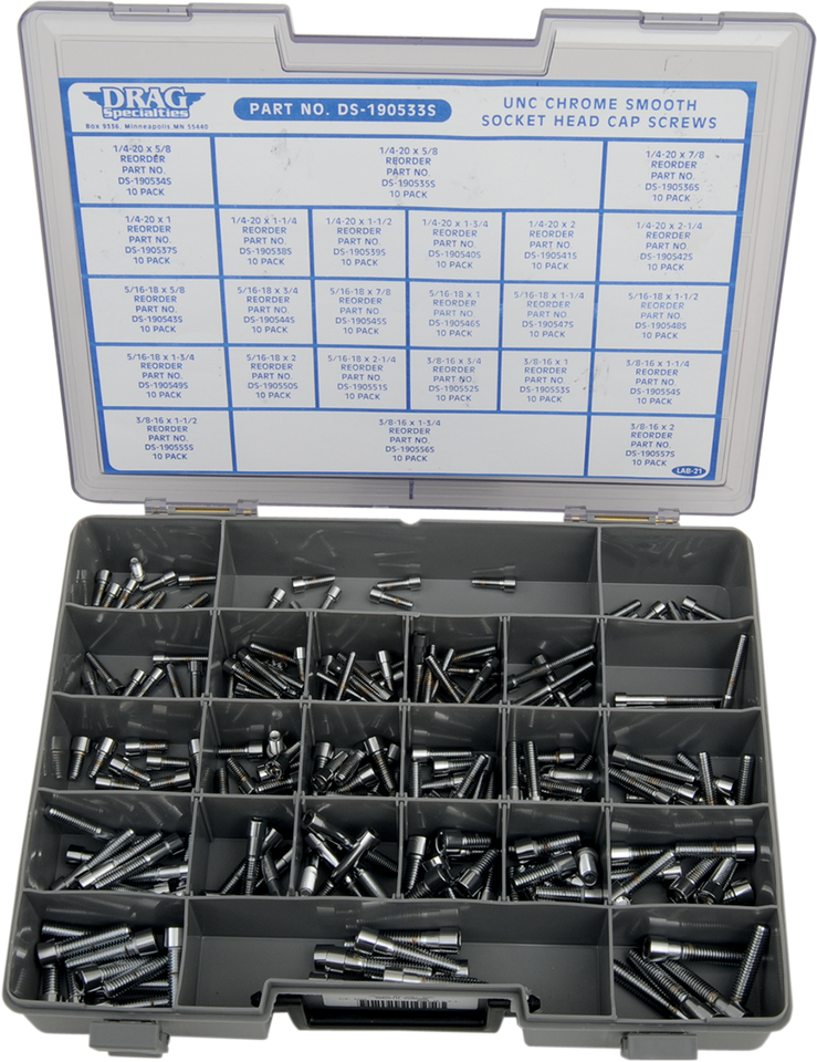 Unified National Coarse Smooth Socket Head Assortment