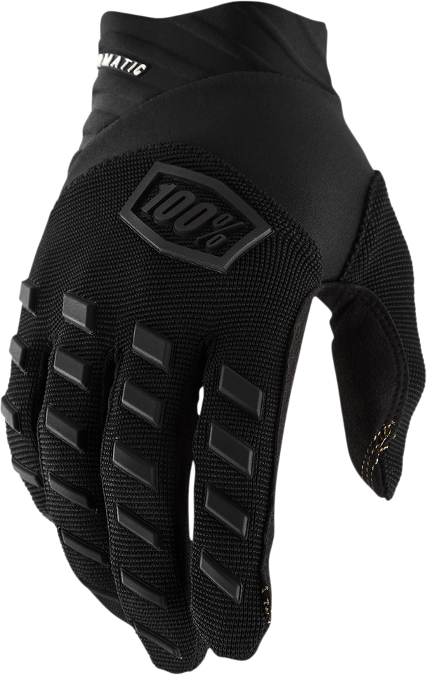 Youth Airmatic Gloves - Black/Charcoal - Small - Lutzka's Garage