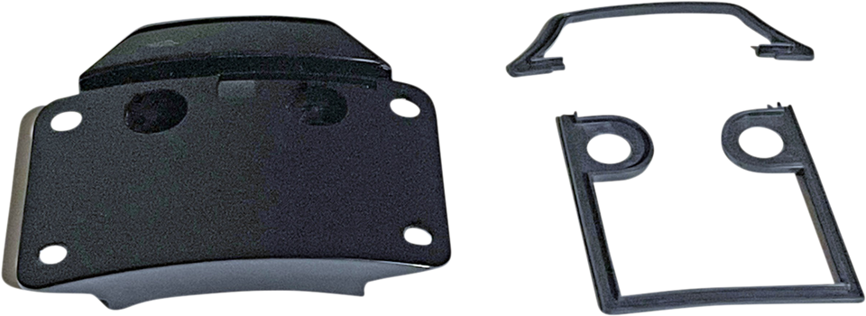 Replacement CVO License Plate Mount - Black - Lutzka's Garage