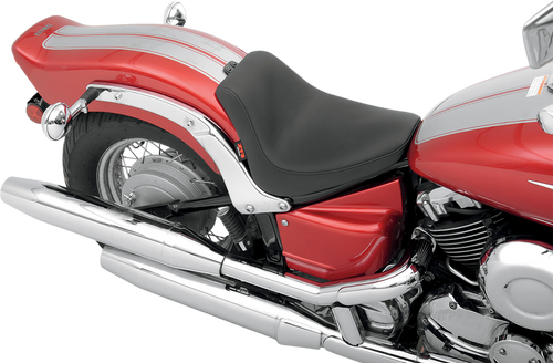 Low Solo Seat - Smooth - VStar 650 Custom - Lutzka's Garage