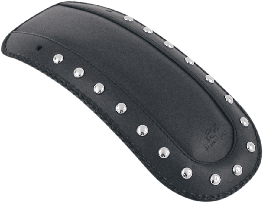 Solo Seat Fender Bib - Studded Chrome