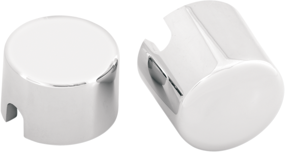 Axle Caps - Chrome - Rear - 00-07 Softail - Lutzka's Garage