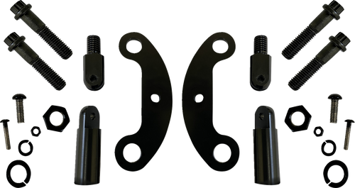 Fog Light Mount - Black - Lutzka's Garage