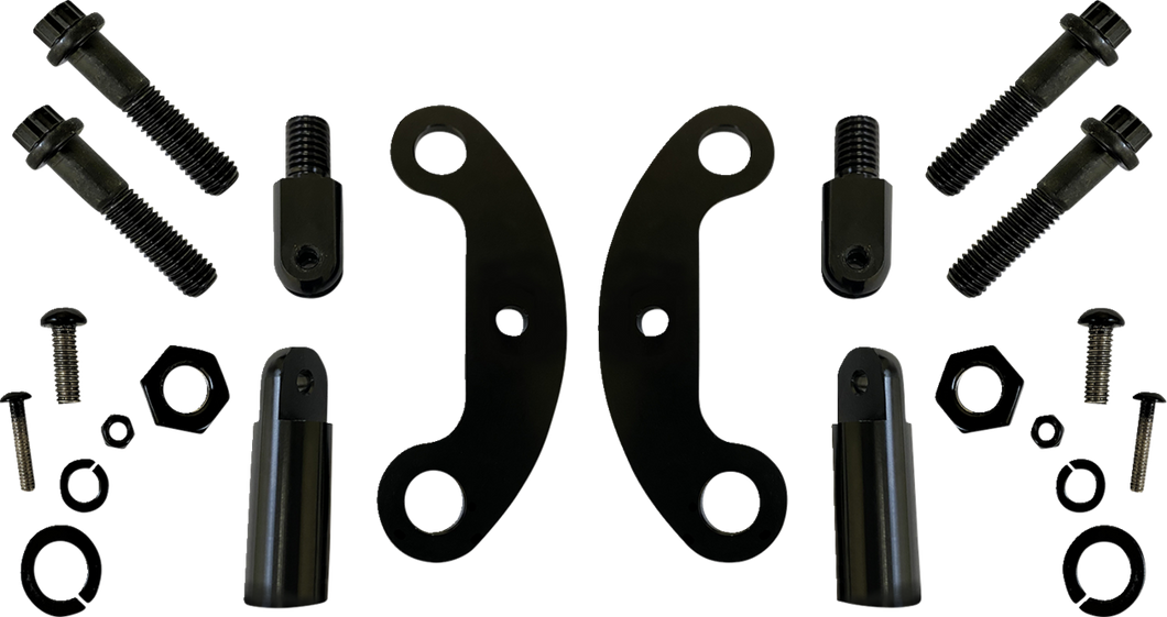 Fog Light Mount - Black - Lutzka's Garage