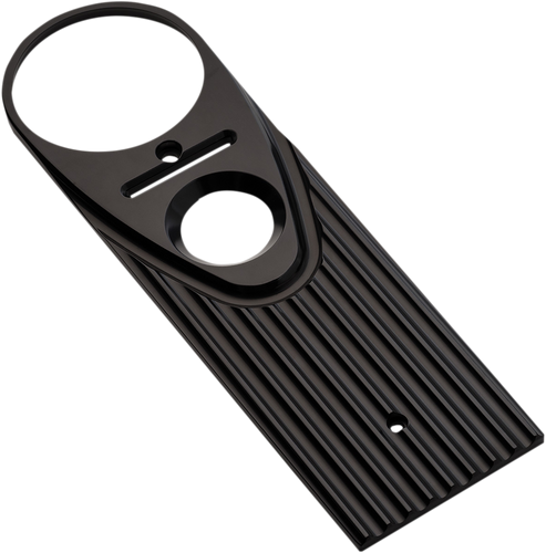 Full Length-Style King Dash Cover - Finned - Black Anodized - Lutzka's Garage