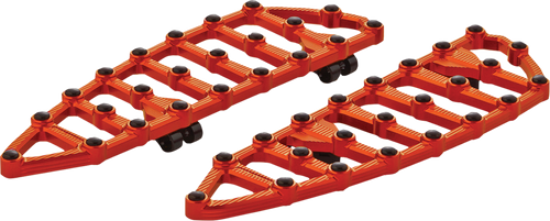 MX Driver Floorboards - Orange - Lutzka's Garage