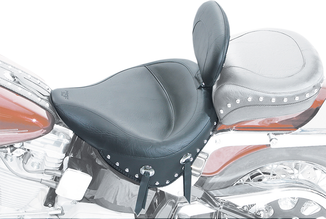 Wide Studded Seat - Drivers Backrest - Softail 84-99