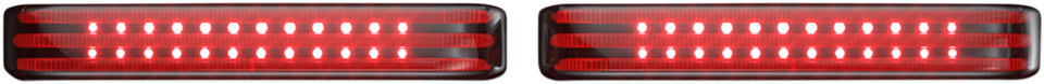 Saddlebag LED Lights - Sequential - Chrome/Smoke - Lutzka's Garage