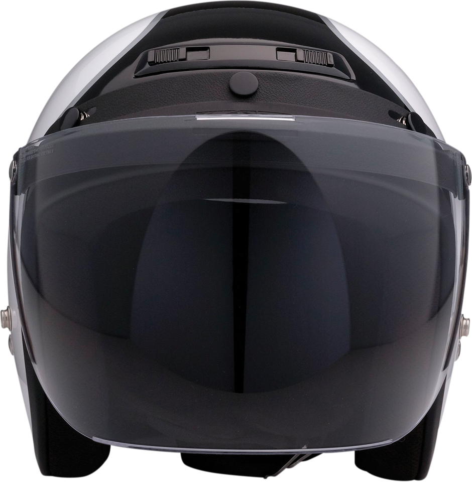 3-Snap Bubble Visor - Smoke