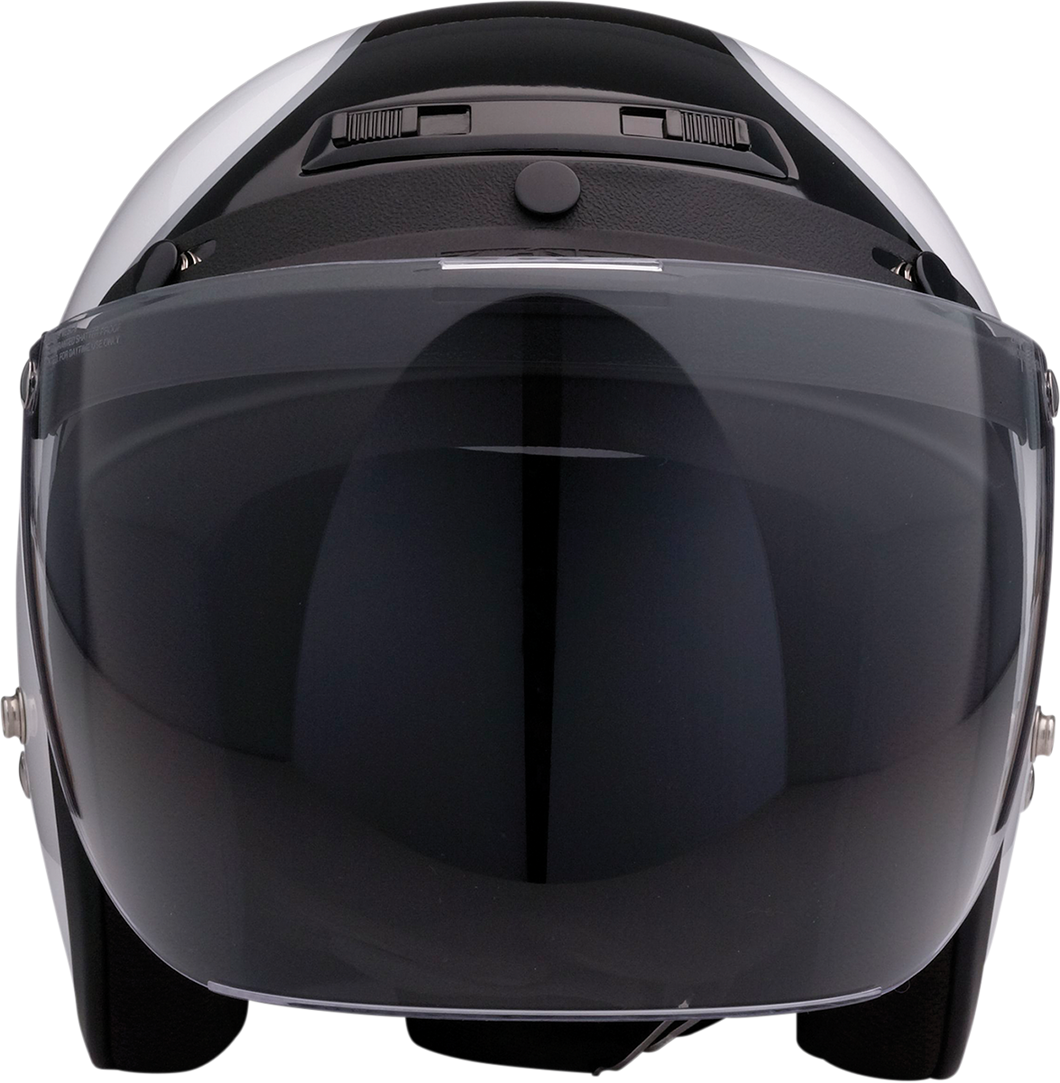 3-Snap Bubble Visor - Smoke