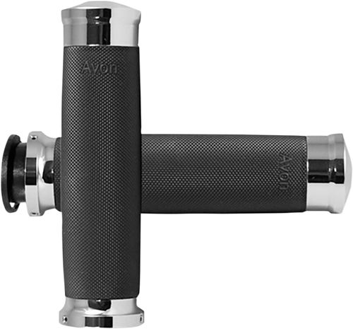 Grips - Custom Contour - Indian - Chrome - Lutzka's Garage