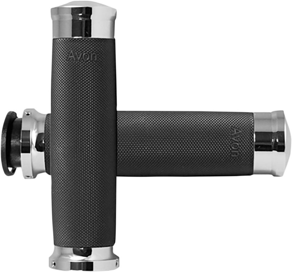 Grips - Custom Contour - Indian - Chrome - Lutzka's Garage