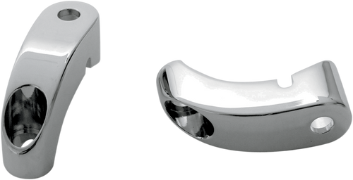 Front Turn Signal Mounts - 39mm Forks - Chrome - Lutzka's Garage