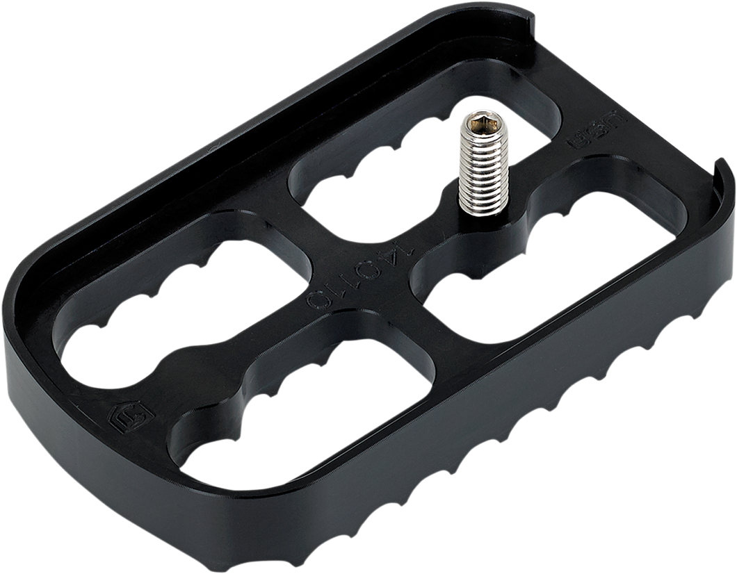 Serated Brake Pedal - Black - Lutzka's Garage