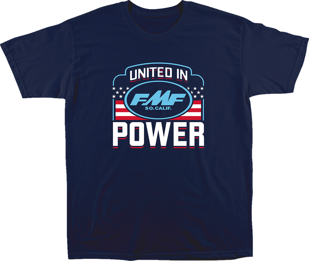 United in Power T-Shirt - Navy - Small - Lutzka's Garage