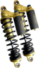REVO ARC Piggyback Shocks - Heavy Duty - Gold - 14" - 04+ Sportster - Lutzka's Garage
